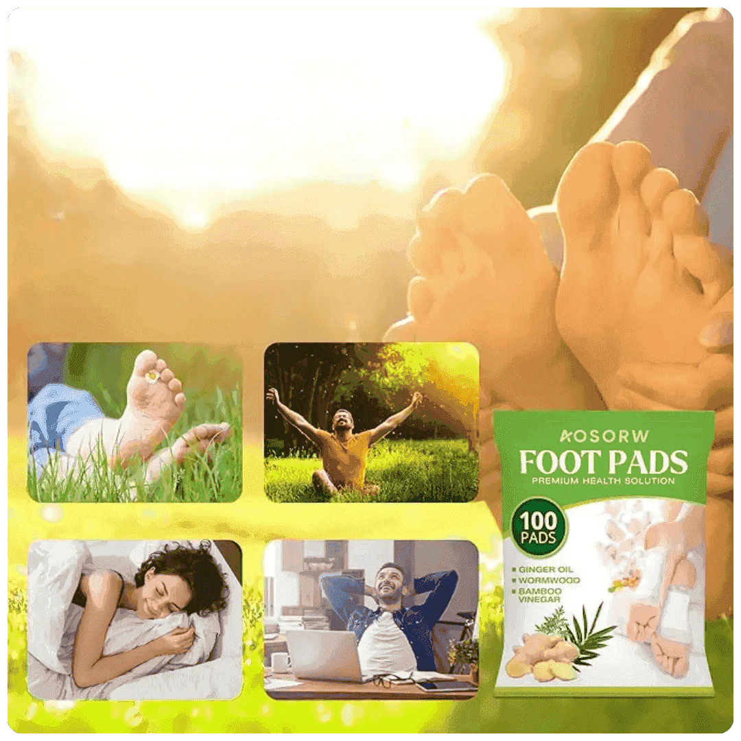 Foot Pads - لصقات طبيعية لإزالة السموم من القدم