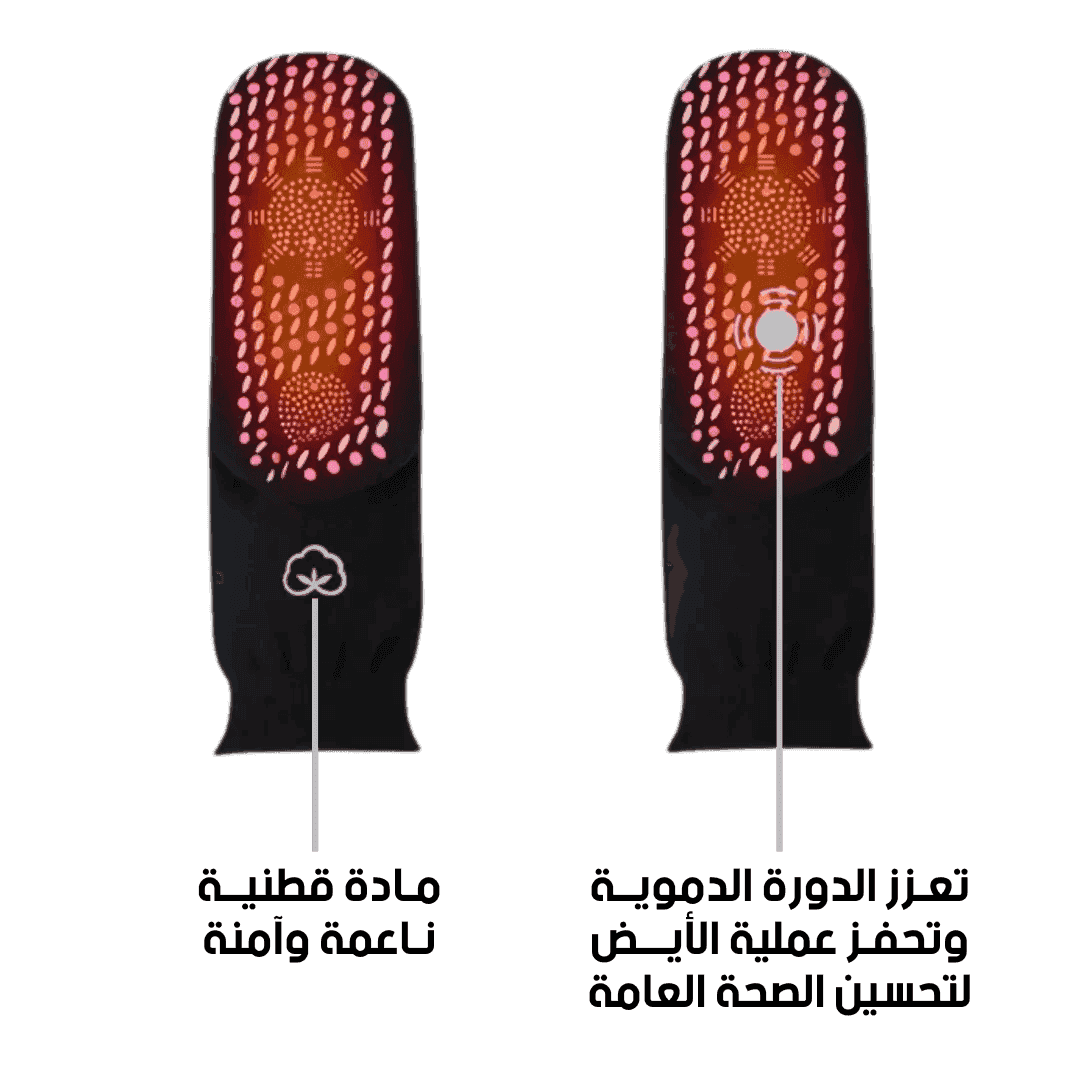 Magnetic Socks - جوارب التورمالين للتنحيف والتدفئة الذاتية - HUDA